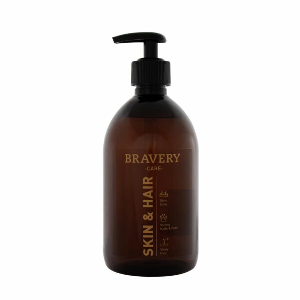 Vitamina Para Perros Aceite De Salmón Noruego Skin & Hair BRAVERY 500 Ml - Imagen 6