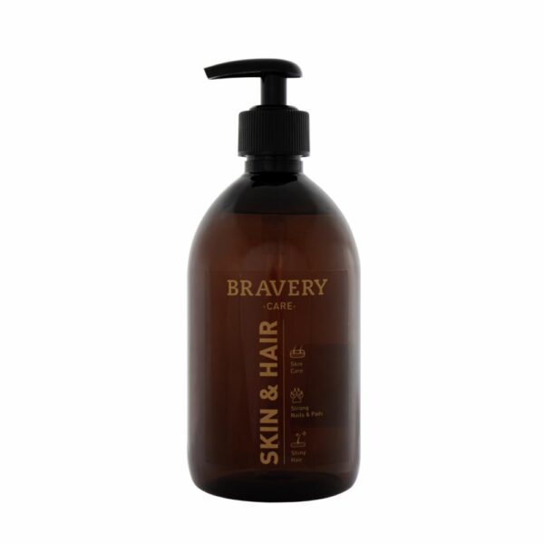 Vitamina Para Perros Aceite De Salmón Noruego Skin & Hair BRAVERY 500 Ml - Imagen 6