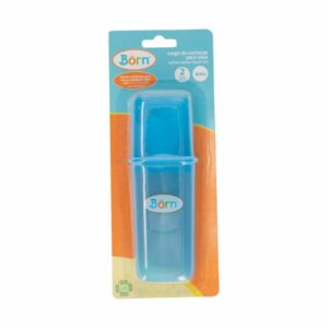 Estuche Viaje Cuchara Punta Suave Bor BORN X 2 Uds