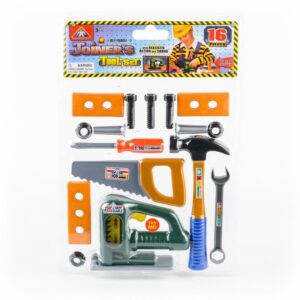 Juego De Herramientas Pequeño Carpintero KA SHUN 16 Piezas