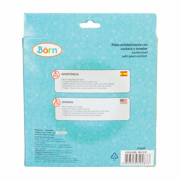 Set Plato Con Cubierto BORN 3 piezas - Imagen 3