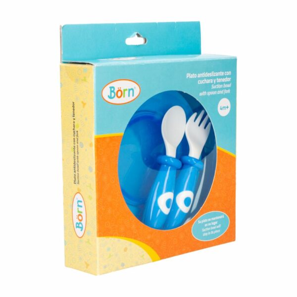 Set Plato Con Cubierto BORN 3 piezas - Imagen 4