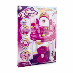 Peinadora Con Luz  Y Sonido SHUN FENG LONG TOYS Incluye 9 Accesorios