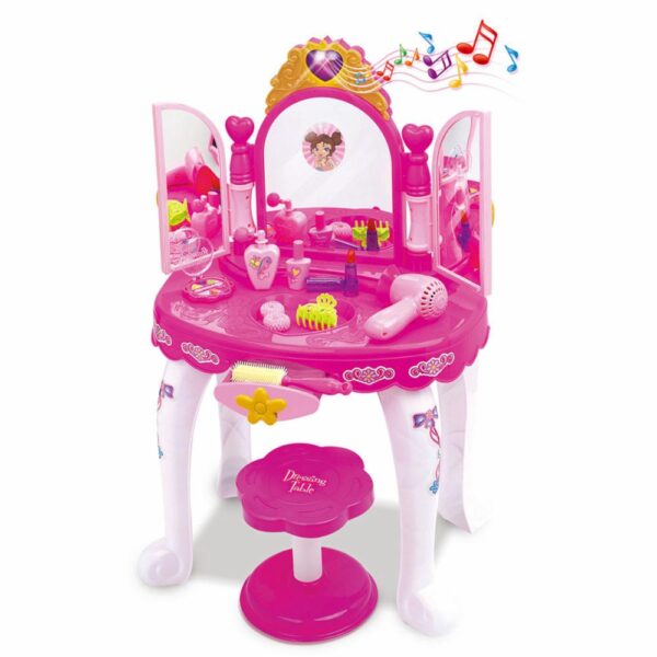 Peinadora Con Luz  Y Sonido SHUN FENG LONG TOYS Incluye 9 Accesorios - Imagen 2