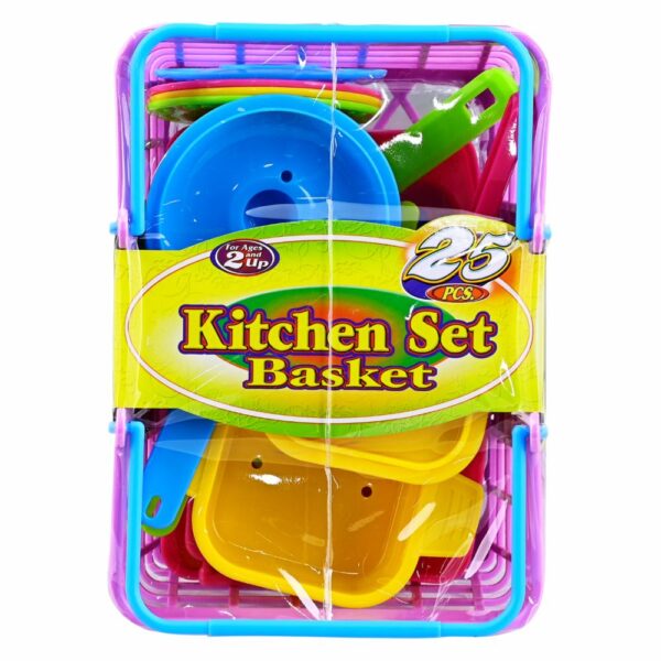 Set De Juego Cocina En Canasta KITCHEN COLLECTION 25 Piezas - Imagen 2