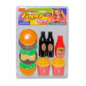 Set De Juego Comida Rápida KITCHEN COLLECTION 12 Piezas