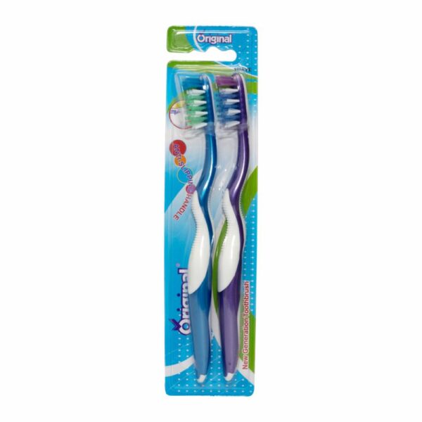 Cepillo Dental Original Cerdas Suaves ORIGINAL Pack X 2 Uds