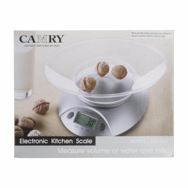 Balanza Cocina Digital Con Tazon CAMRY Unidad - Imagen 3