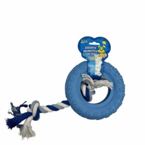 Juguete Para Perro Llanta Con Soga SOLEIL Unidad