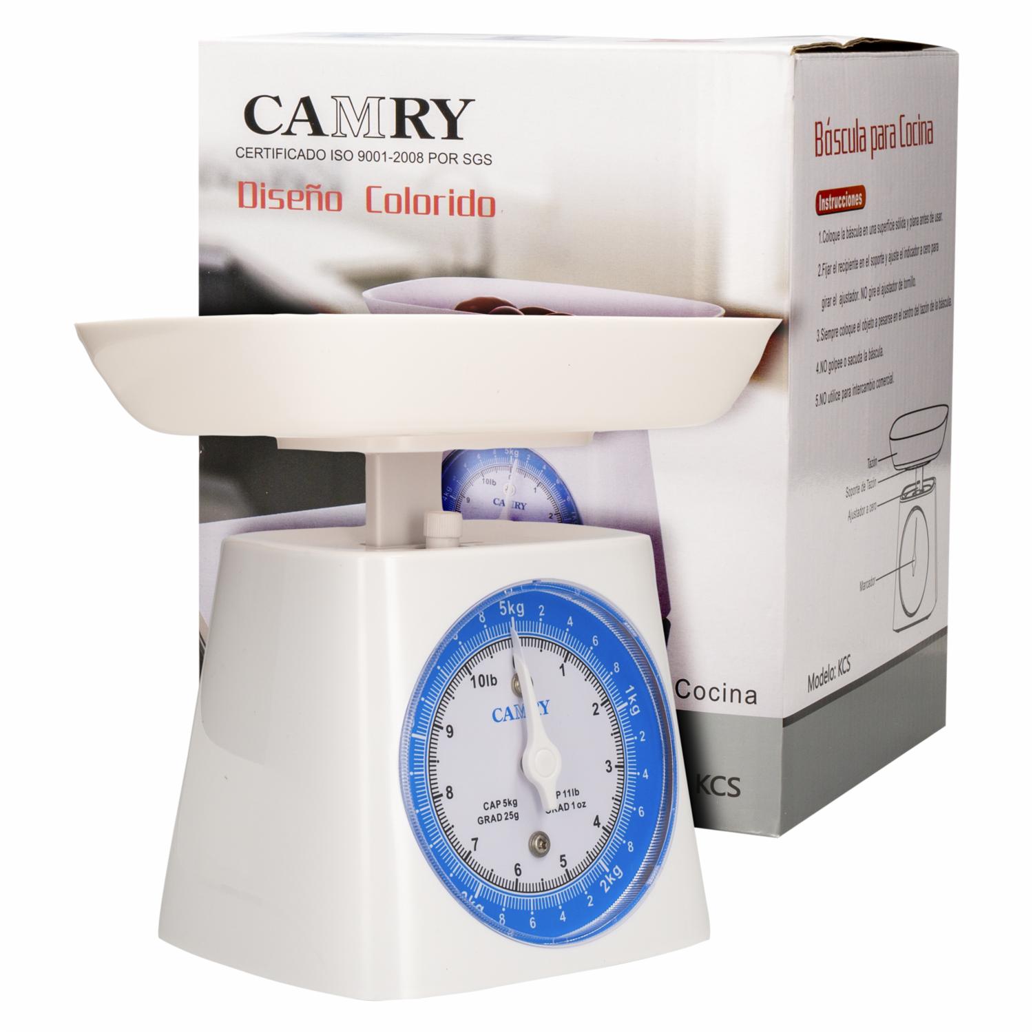 Balanza Cocina Mecanica Blanca CAMRY Unidad Megamaxi