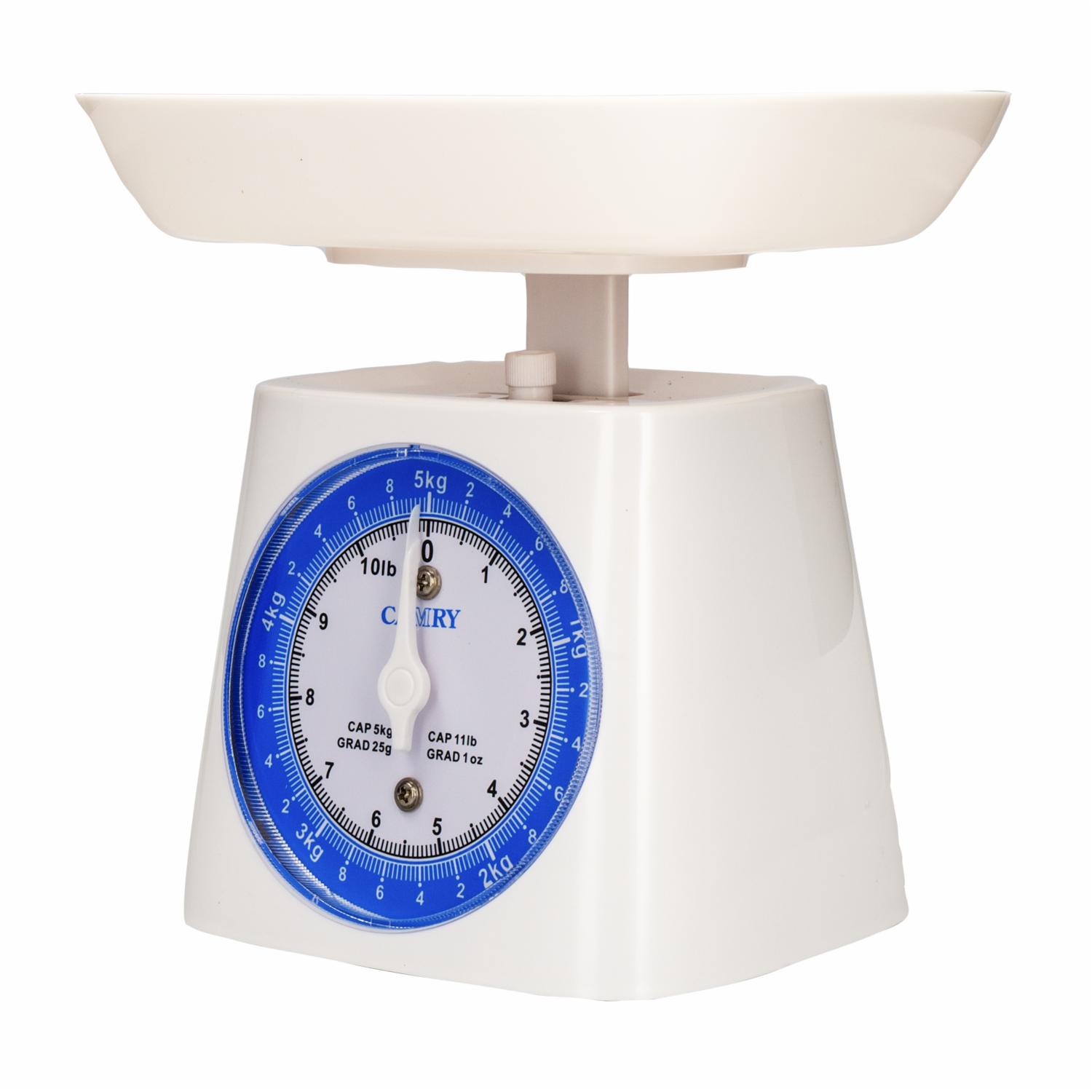 Balanza Cocina Mecanica Blanca CAMRY Unidad Megamaxi