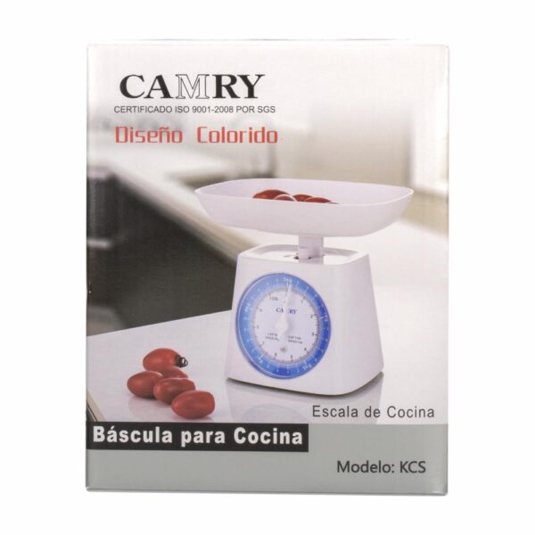 Balanza Cocina Mecanica Blanca CAMRY Unidad - Imagen 5