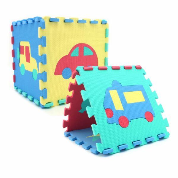 Alfombra Carros SUN TA TOYS SDN.BHD. Incluye 10 Piezas - Imagen 2