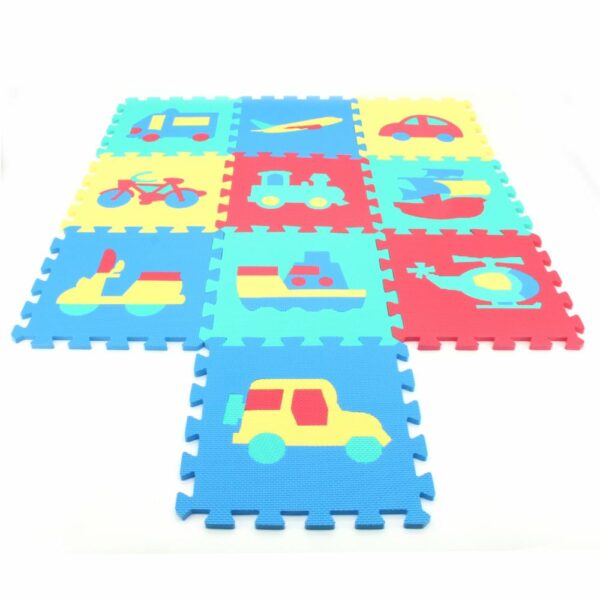 Alfombra Carros SUN TA TOYS SDN.BHD. Incluye 10 Piezas - Imagen 4