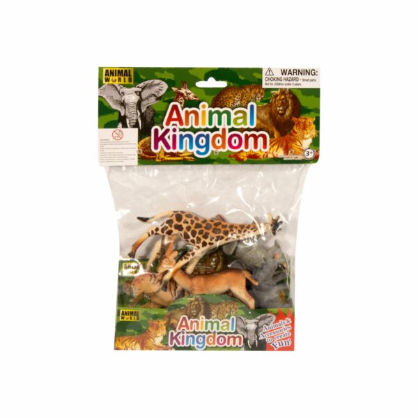 Set De Juego Animales De La Selva ANIMAL WORLD 5 Piezas