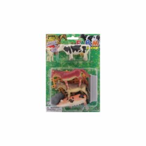 Set De Juego Animales De La Granja ANIMAL WORLD 12 Piezas