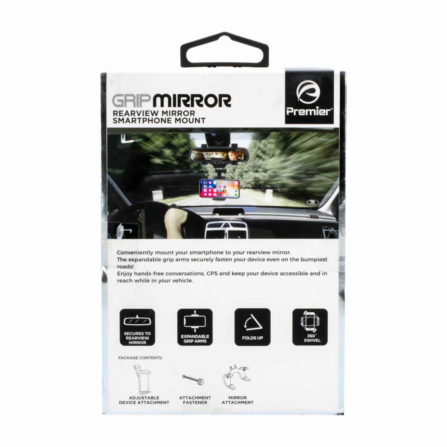 Soporte De Celular Para Espejo Retrovisor PREMIER 360° - Imagen 2