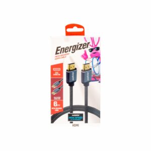 Cable Hdmi Trenza Nylon Negro Y Gris ENERGIZER 6 Pies