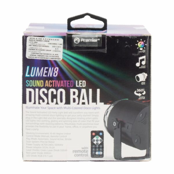 Bola De Luces Led Para Fiestas PREMIER LUMIN8 240 V - Imagen 5