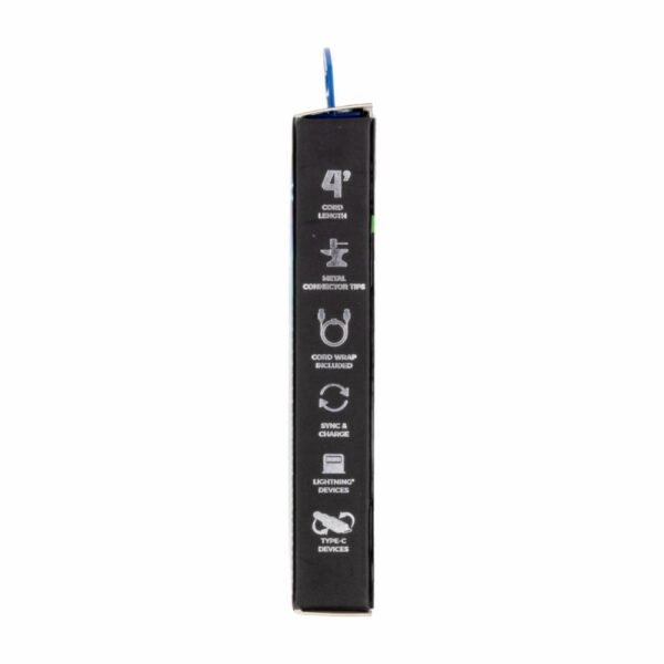 Cable Lightning Tipo C Puntas De Metal Blanco ENERGIZER 122 Cm - Imagen 3