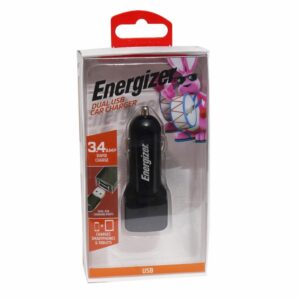 Cargador Para Auto 3,4 Amperios ENERGIZER Dual USB