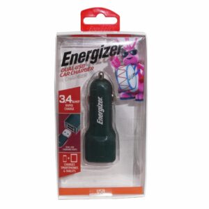 Cargador Para Auto 3,4 Amperios ENERGIZER Dual USB