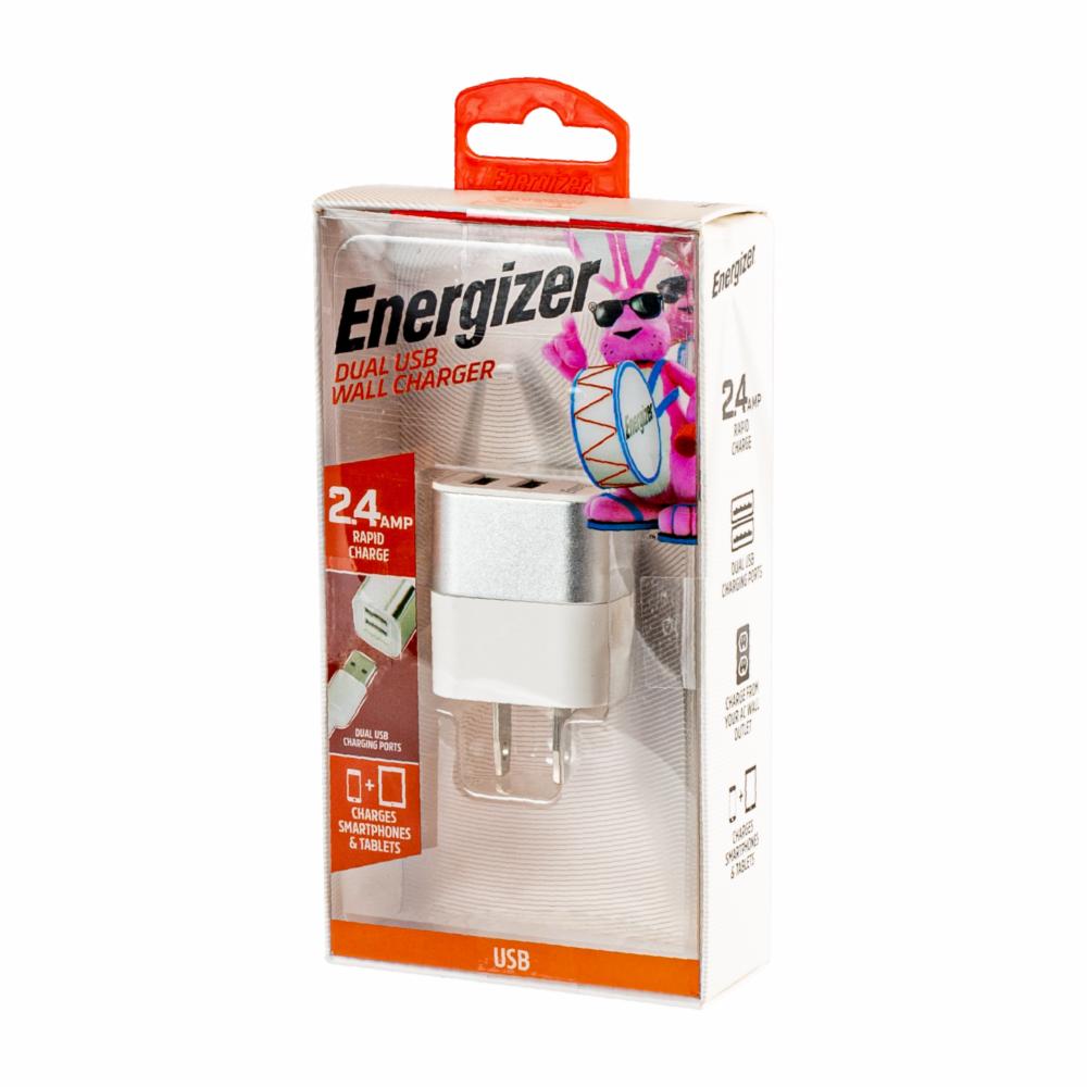 Cargador Pared USB Doble ENERGIZER 2,4 Amperios - Imagen 3