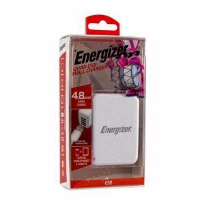 Cargador Pared USB Cuádruple ENERGIZER 4,8 Amperios