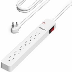 Protector Eléctrico De Sobrevoltaje 6 Salidas 3 Pies ENERGIZER Unidad