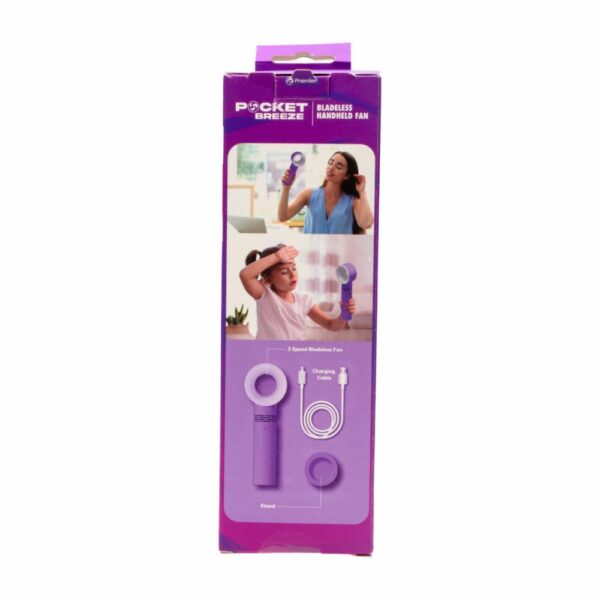 Ventilador Portátil Recargable Sin Aspas PREMIER PBF01P - Imagen 4