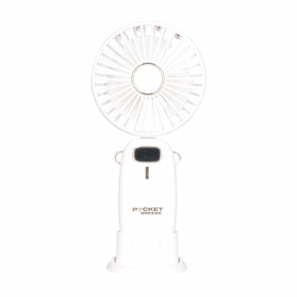 Mini Ventilador Portátil Recargable Correa PREMIER PBF02WH - Imagen 2