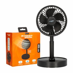 Ventilador Portátil Recargable Y Plegable PREMIER PBF04BK