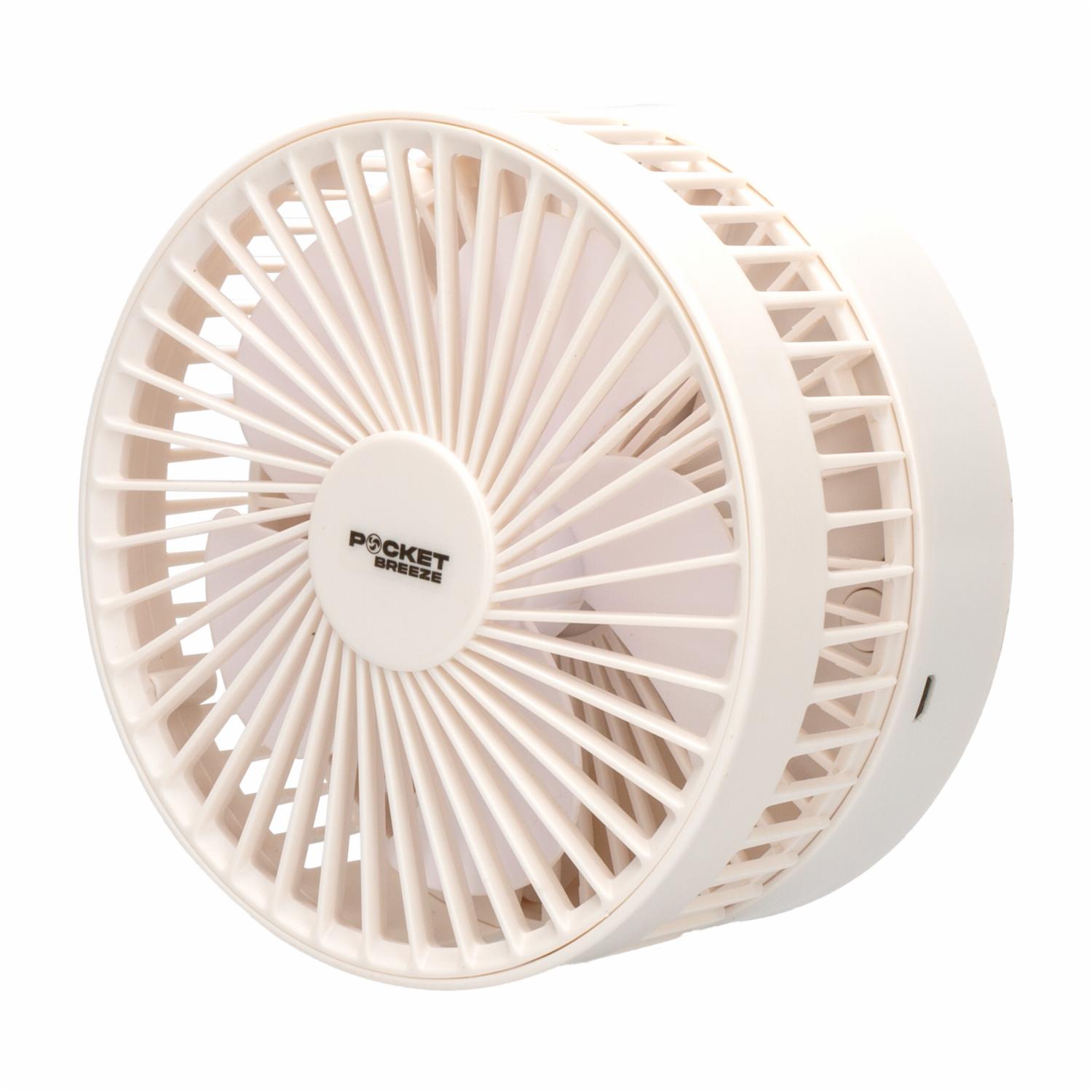 Ventilador Portátil Recargable Y Plegable PREMIER PBF04WH