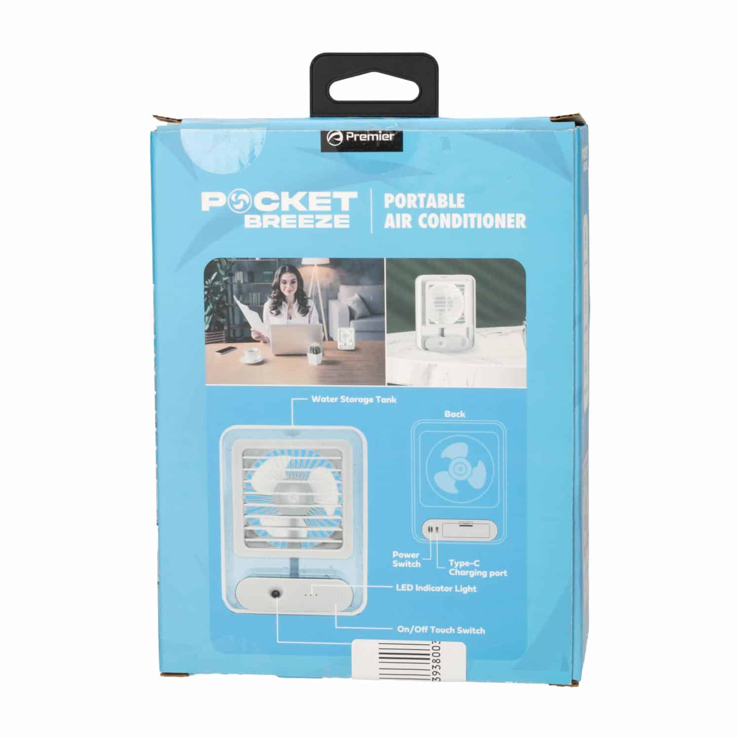 Ventilador De Escritorio Led Con Sensor PREMIER PBF06WH - Imagen 4