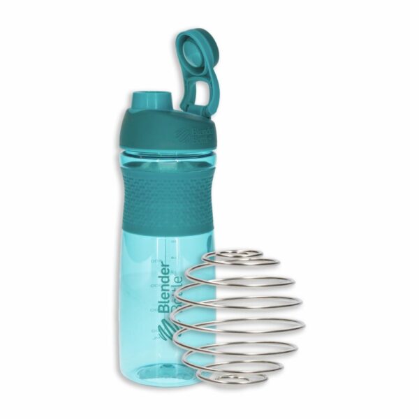Tomatodo Sportmixer  Verde Con Bola Mezcladora BLENDER BOTTLE 820 Ml - Imagen 2