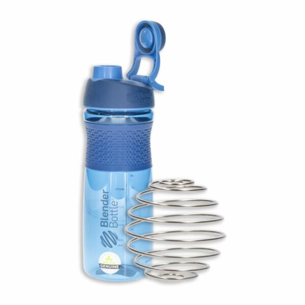 Tomatodo Sportmixer Azul Con Bola Mezcladora BLENDER BOTTLE 820 Ml - Imagen 2