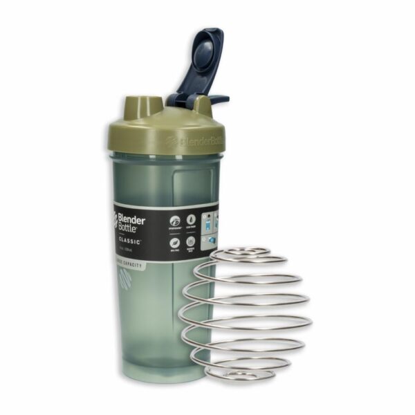 Tomatodo Classic Verde Con Bola Mezcladora BLENDER BOTTLE 1330 Ml - Imagen 2