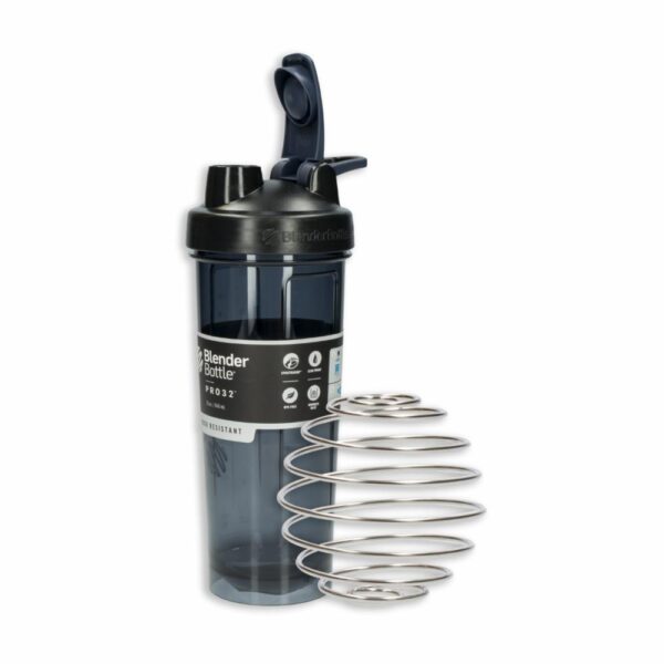 Tomatodo Pro32 Negro Con Bola Mezcladora BLENDER BOTTLE 946 Ml - Imagen 2