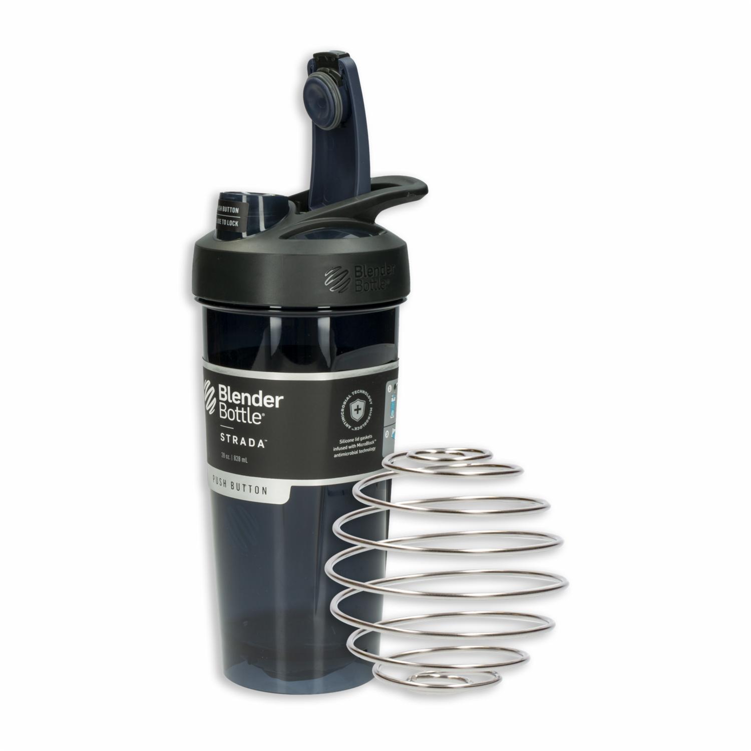 Tomatodo Strada Tritan Negra Con Bola Mezcladora BLENDER BOTTLE 828 Ml - Imagen 2