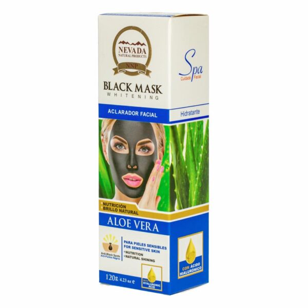 Mascarilla Facial De Black Mask Aloe Vera NEVADA 120 G - Imagen 3