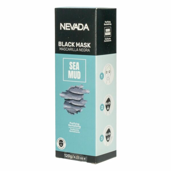 Mascarilla Facial De Black Mask Barro Marino NEVADA 120 G - Imagen 3