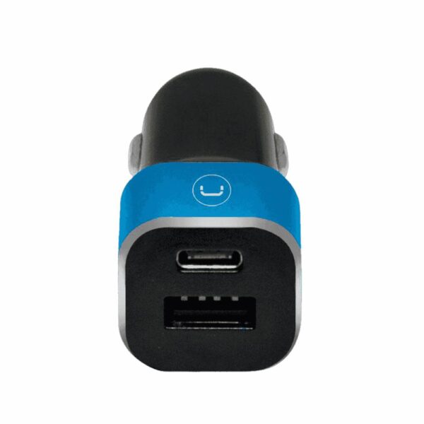 Cargador Para Auto PW5025BK UNNO TEKNO Usb Tipo A Usb Tipo C - Imagen 2