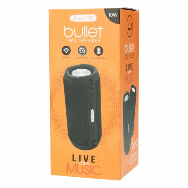 Parlante Bullet TWS SP9213 UNNO TEKNO Negro - Imagen 4