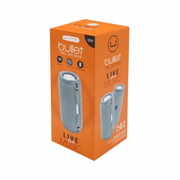Parlante Bullet TWS SP9213 UNNO TEKNO Gris - Imagen 3