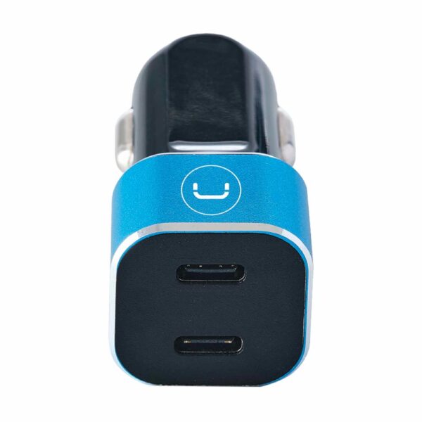 Cargador Para Auto 2 Puertos USB Tipo C UNNO TEKNO 40 W - Imagen 2