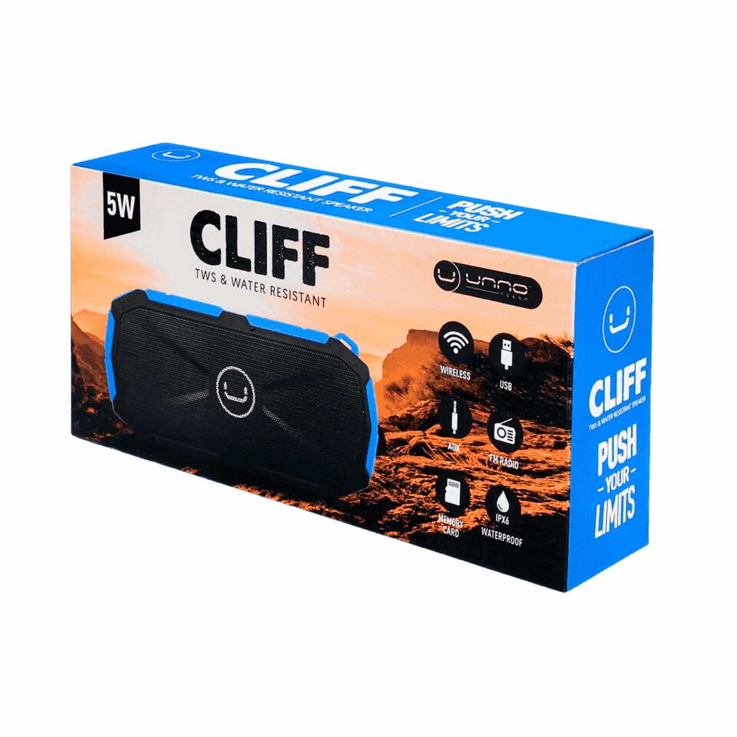 Parlante Cliff TWS SP9212 UNNO TEKNO Azul
