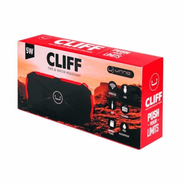 Parlante Cliff TWS SP9212 UNNO TEKNO Rojo - Imagen 3