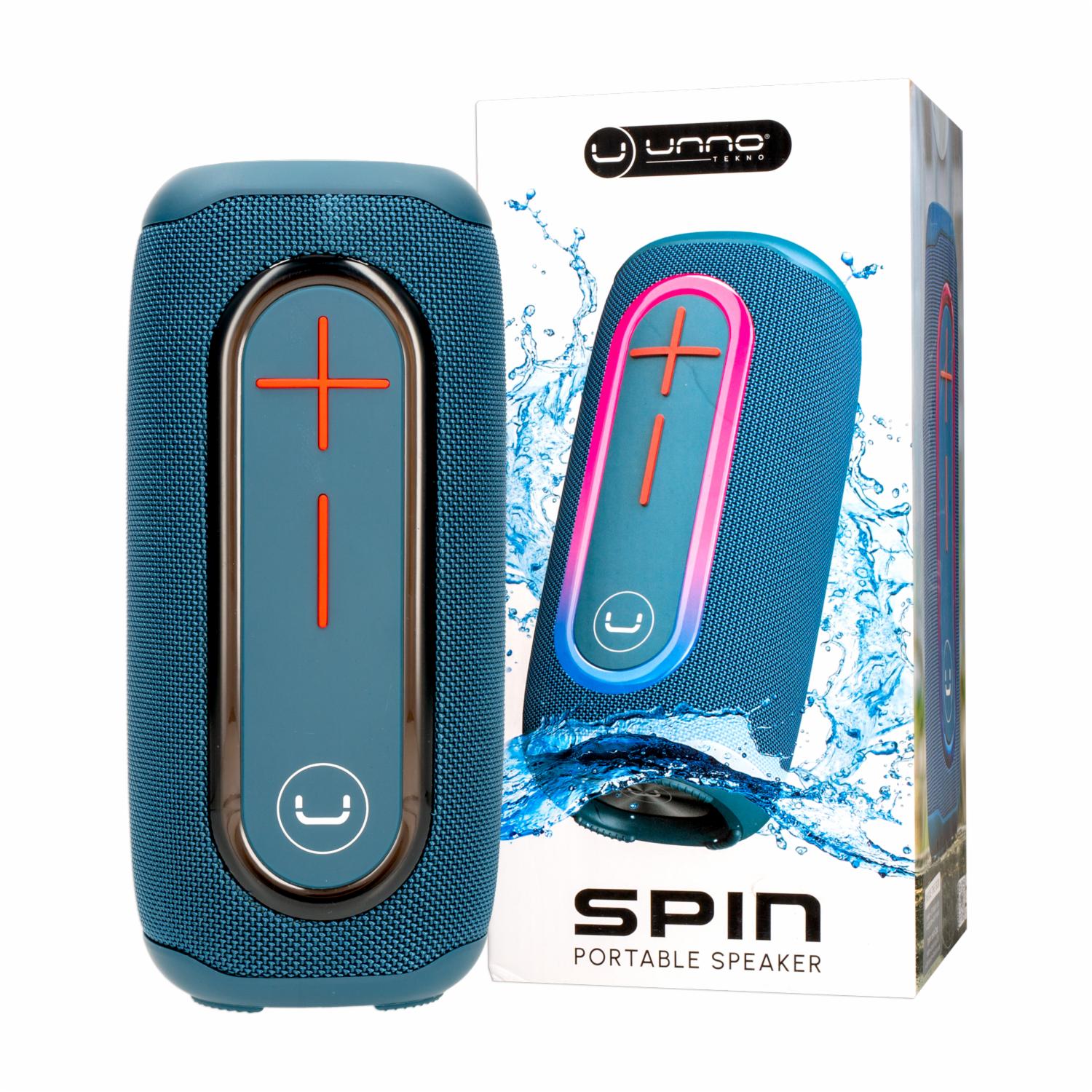 Parlante Spin TWS SP9215 UNNO TEKNO Negro