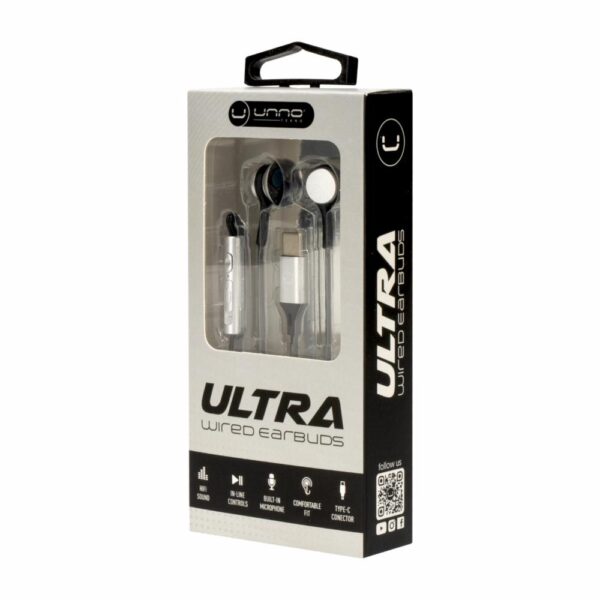 Audífonos Ultra HS7005BK UNNO TEKNO Con Cable