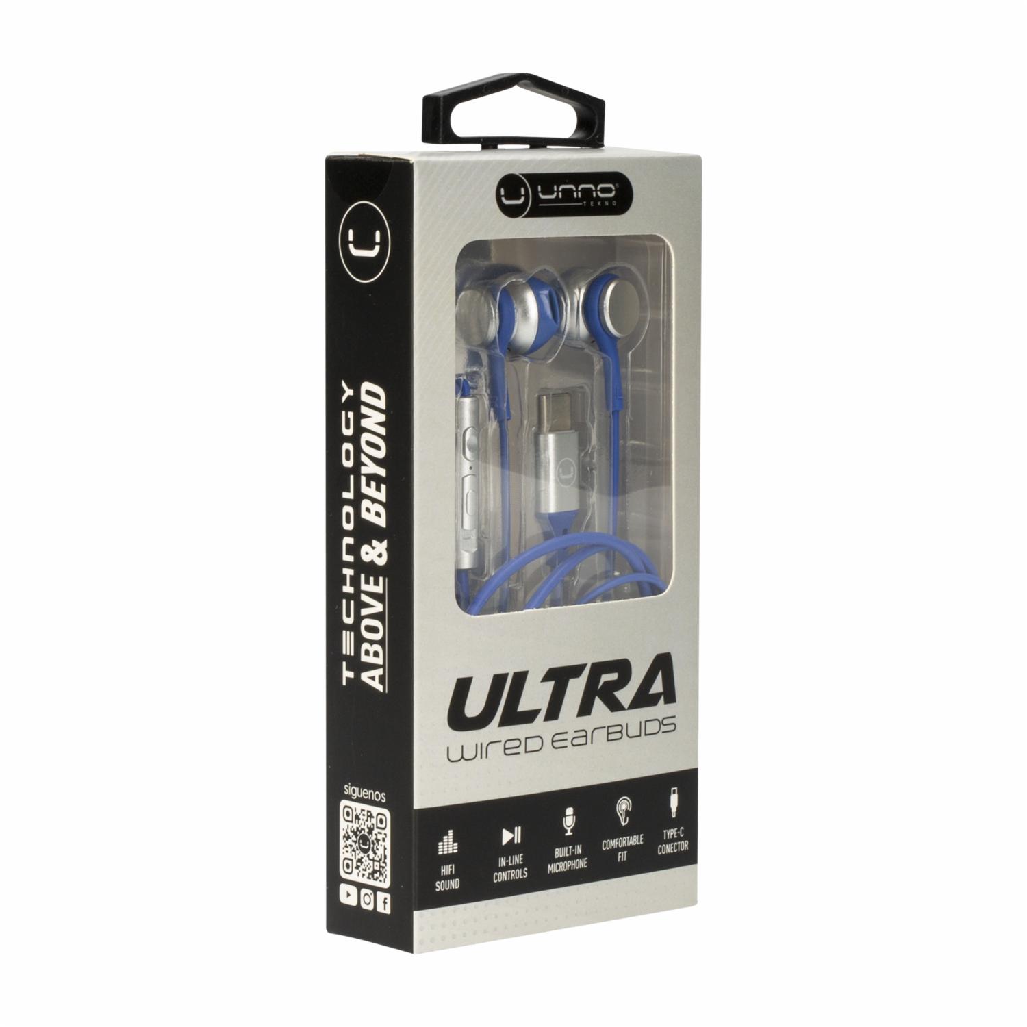 Audífonos Ultra HS7005BL UNNO TEKNO Con Cable - Imagen 2